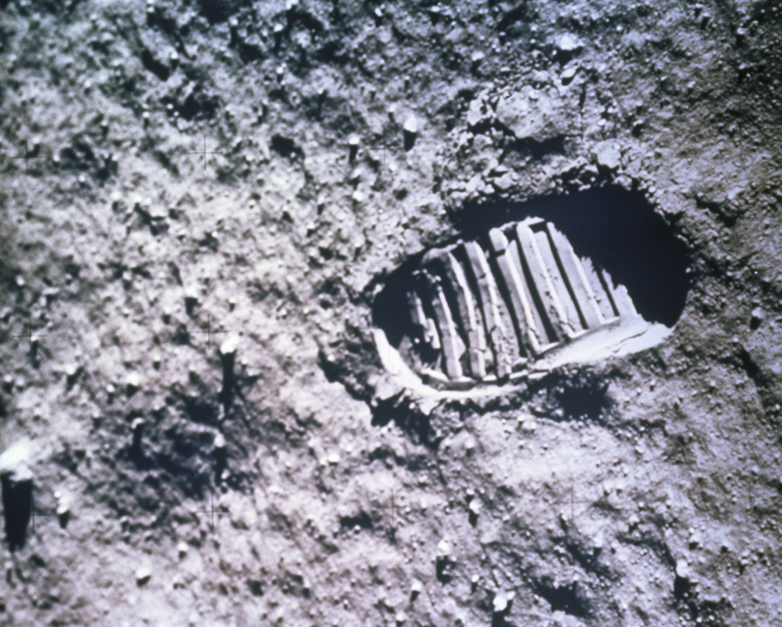 Astronaut Footprint on the Moon Apollo 11 Mission July 20, 1969